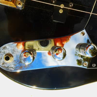 Gibson Epiphone Jazz Bass Guitar, 1993,  Black,  Very Clean image 5