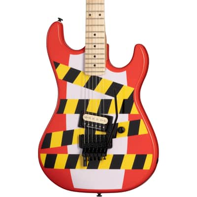Kramer Baretta Electric Guitar with “Danger Zone” Custom Graphics image 1