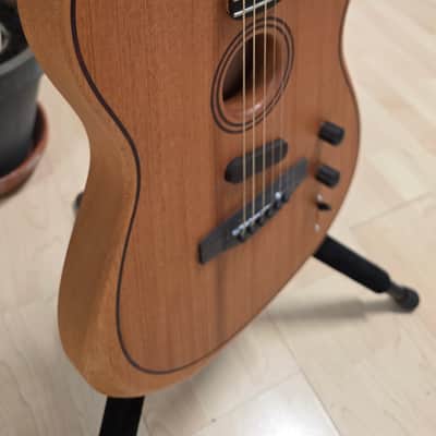 Fender American Acoustasonic Telecaster BRAND NEW Natural Full All Mahogany Semi-Hollow Body USA Fishman Piezo Pickup Acoustic-Electric Guitar image 12