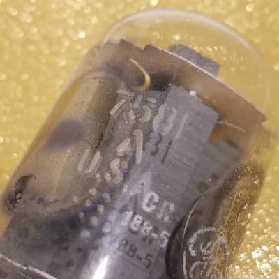 G.E Matched Pair (2) 7581A KT66 premium tNOS AT1000 TESTED Vacuum Tubes tight match 35 Watt 6L6 Beam Power Tetrode (like 6L6GC) 1960-1975 image 16