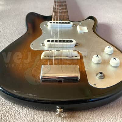 GUYATONE LG-55W 1960s SUNBURST VGC *CLEARANCE* image 7