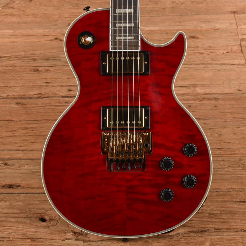 Epiphone Alex Lifeson Signature Les Paul Custom Axcess Ruby 2023 image 1