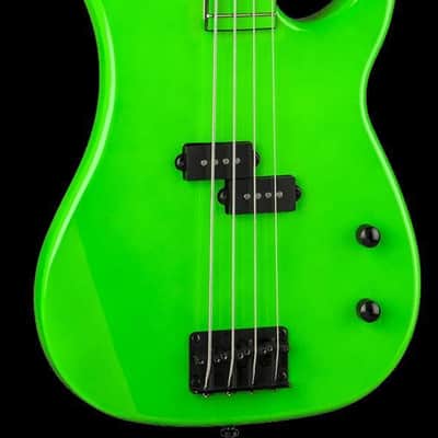 Dean Custom Zone Nuclear Green Bass image 1
