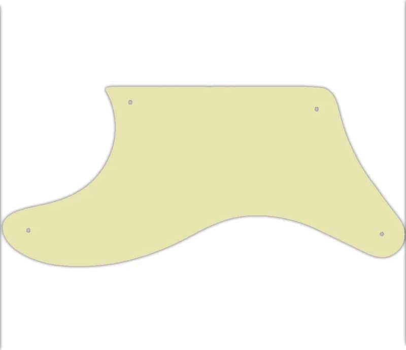 WD Custom Pickguard For Left Hand Fender Cabronita Precision Bass #34T Mint Green Thin image 1