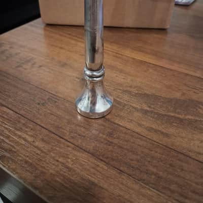 Vintage Jet-Tone Model A Trumpet Mouthpiece - Silver image 3