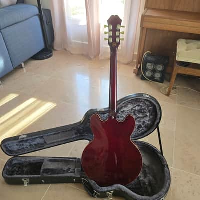 Epiphone Custom Shop Riviera Custom P93 - Wine Red (2011) - Upgraded & Hardcase image 4