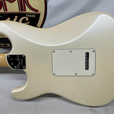 Fender American Elite Stratocaster Strat Electric Guitar - Olympic Pearl image 11