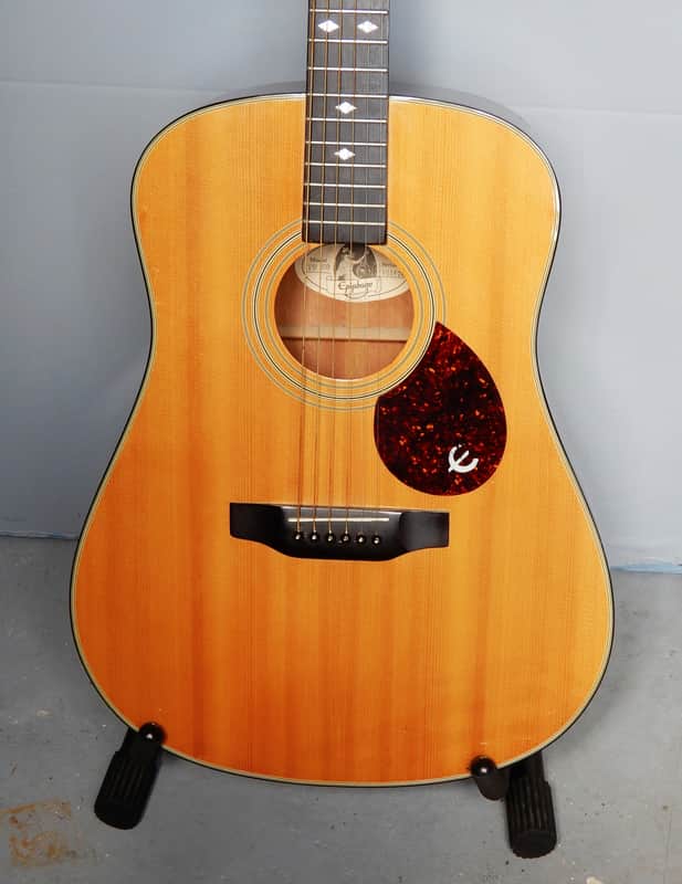 Epiphone Gibson PR350 Natural Acoustic Guitar Made in Korea | Reverb