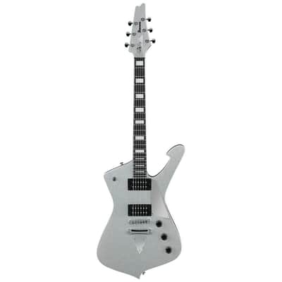 Ibanez PS60SSL Paul Stanley Signature Iceman Guitar - Silver Sparkle image 1