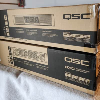QSC GXD8 GXD Series 800/1200w 8/4 Ohm Power Amp 2024 - Silver NEW image 2