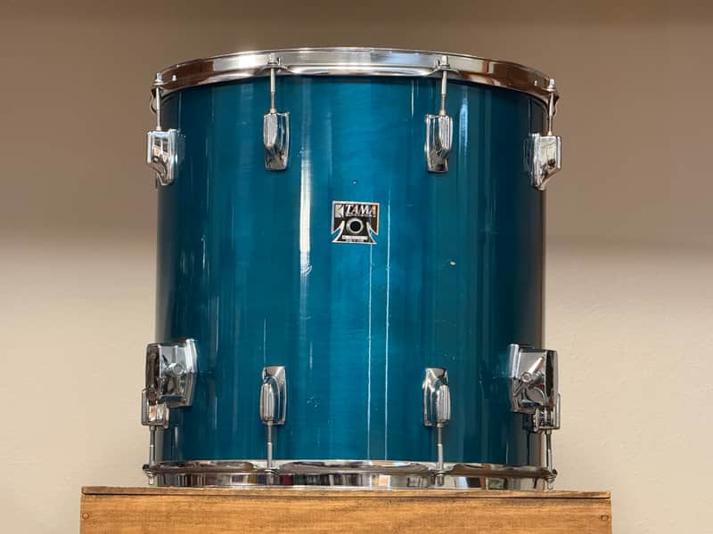 1980's Tama Superstar 16" Aquamarine Floor Tom 16x16 image 1