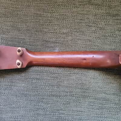 Vintage 1920s–1930s Unbranded Banjo Ukulele Banjolele 4-String Metal Pot image 10