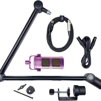 Sontronics STVCP-PUR Voicecasting Pack - Podcast / Streaming / Broadcast Microphone Set image 1