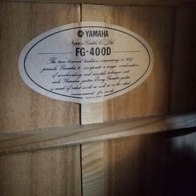 Yamaha MIJ FG-400D | Reverb
