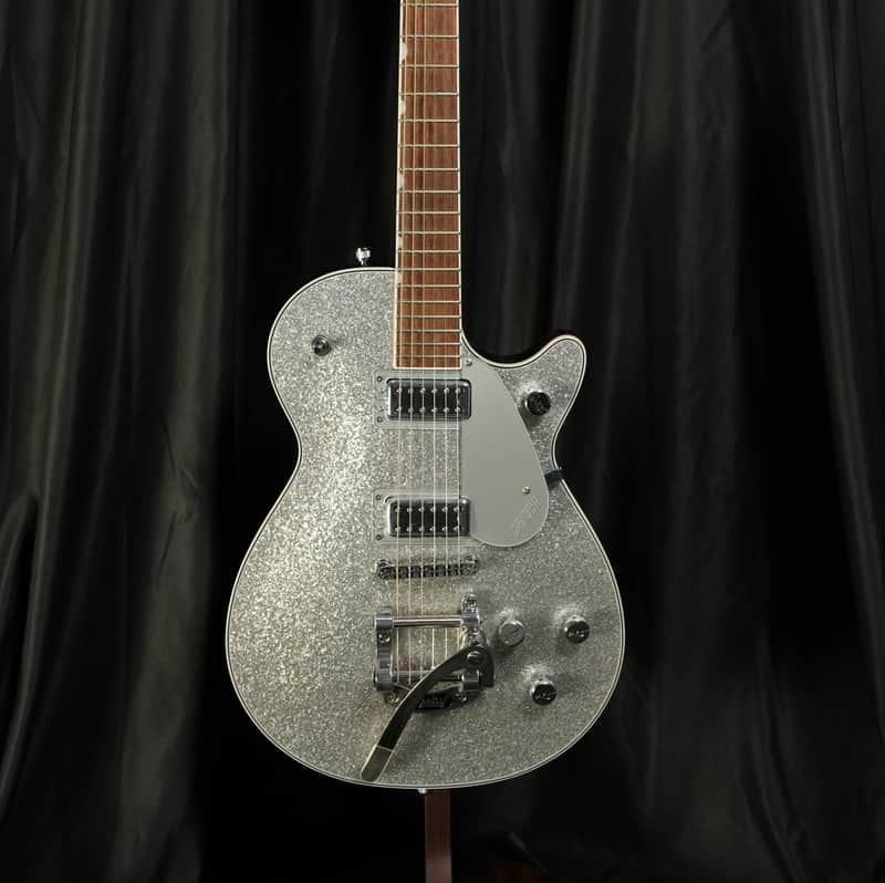 Gretsch G5230T Electromatic® Sparkle Jet™ FT Single-Cut with Bigsby® 2025 - Silver Sparkle image 1