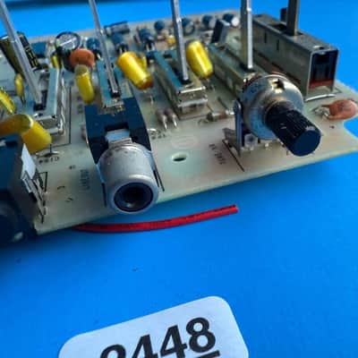 CASIO MT-100 Vintage Keyboard Part: EQ AC input Volume Fader PCB [M486-MA2M] image 4