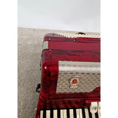 Marinucci 120 - Accordion - Red - Refurbished w/ Hard Case image 5