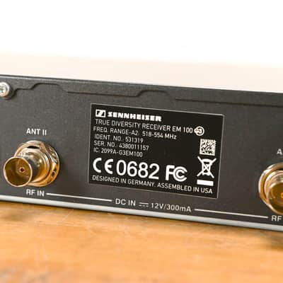 Sennheiser ew 100 G3 Bodypack Wireless System - 518-554 MHz (NO PSU) CG01YQW image 8