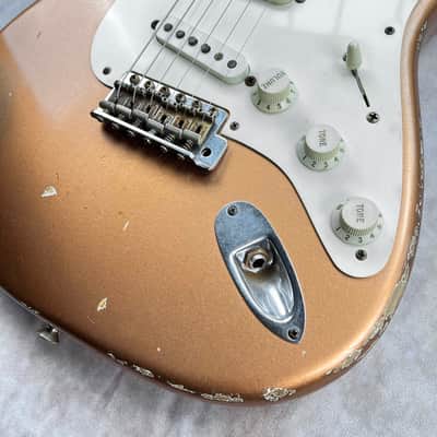 Fender Custom Shop 1956 Stratocaster Relic 2008 - Copper Metallic image 5