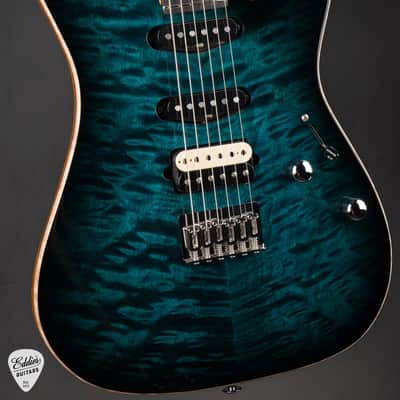 Suhr Standard Roasted - Trans Teal Burst #86135 image 6
