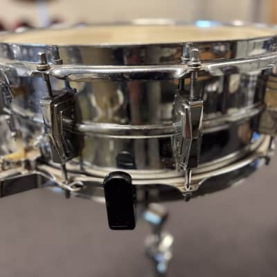 5" x 14" Ludwig LM410 Super-Sensitive 5x14" from 1965 (Chicago Keystone Badge) image 3