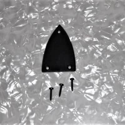 BC Rich Truss Rod Cover Black Matte fits Most BC Rich guitars & Other Guitars with 3 hole Triangle image 1