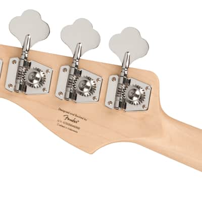 Fender Squier Affinity Series™ Jazz Bass®, White Pickguard, 3-Color Sunburst image 4