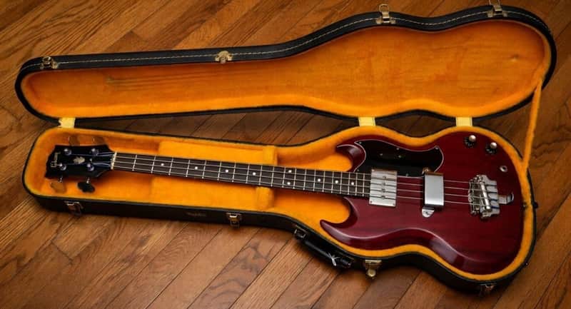 1965 Gibson EB-0 Bass – 1 Owner – ALL ORIGINAL – Cherry Red – OHSC – Clean! image 1