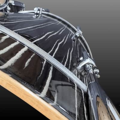 Sonor ProLite Ebony White Stripes Drumset 2012-2025 - Ebony White Stripes image 8