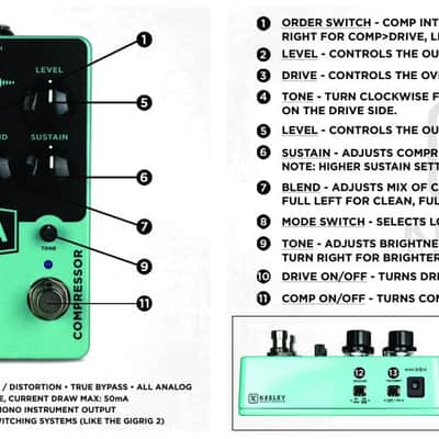 Keeley Aria Compressor Drive image 5