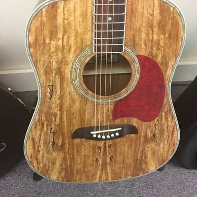 Oscar Schmidt OG2-SM Deep Dreadnought Spalted Maple
