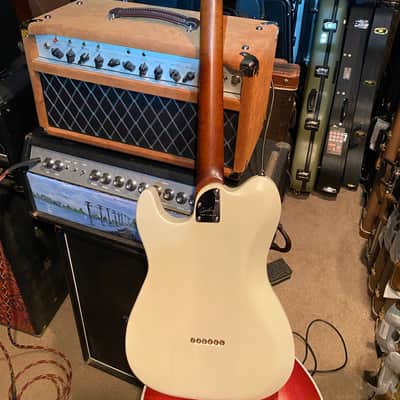 Godin Stadium HT 2023 - Trans White, Telecaster  Style, 6 pounds 7 ounces , Love at first strum!  Deluxe Godin Gig Bag. image 3