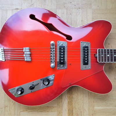 Jolana Rubin ES-330-style guitar ~1965 made in CSSR Eastern Bloc vintage! image 1