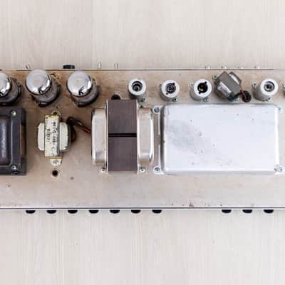 1965 Fender Twin Reverb Black Panel Vintage Tube Amp 2x12 w/ Oxford 12T6, Ftsw & Cover image 15