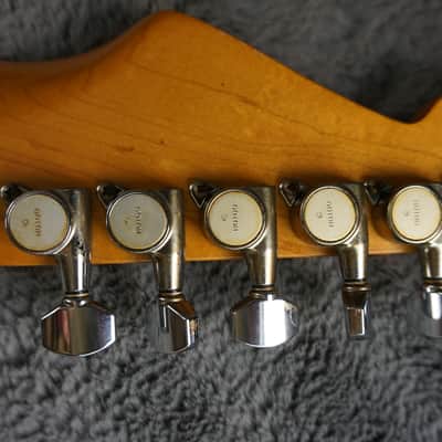 1987 MIJ Squier Stratocaster Fujigen E-Series Sunburst w/ ESP Rail Pickup & Fender Case image 22