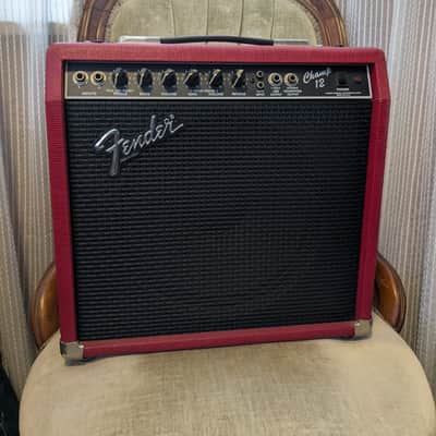 Fender Champ 12 1987 - Red Snakeskin image 2