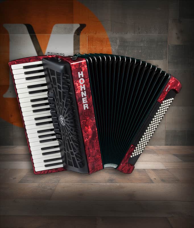 Hohner Amica Forte IV 96 - Jet Black (AMIV96B N) image 1