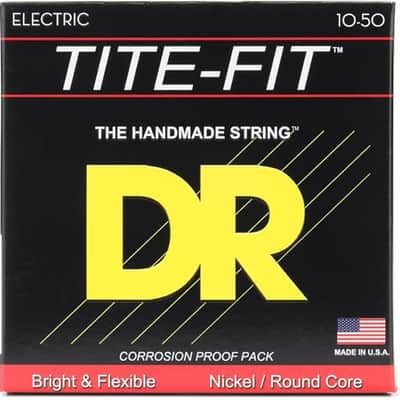DR Strings TITE-FIT™ - Nickel Plated Electric Guitar Strings: Medium Plus 10-50 image 2