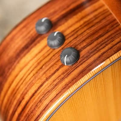 Taylor 414ce Studio Grand Auditorium Acoustic/Electric Guitar - Natural with Gig Bag image 9