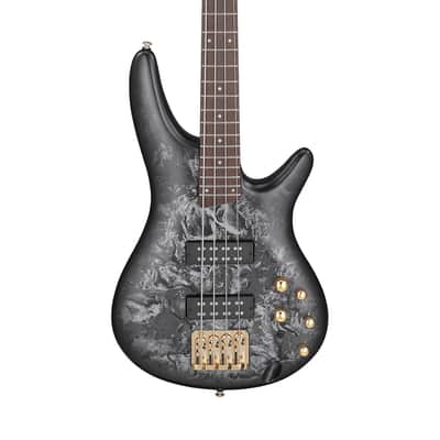 Ibanez SR300EDX-BZM SR Series Bass Guitar, Black Ice Frozen Matte image 2