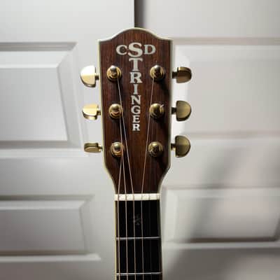 CD Stringer (Charlie) 1990s FW-3 MIJ 42 Style Dreadnaught - Natural image 3