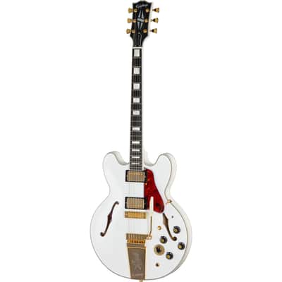 Epiphone Alex Lifeson Signature 1976 ES-355 Reissue Semi-Hollow Electric Guitar - Alpine White image 2