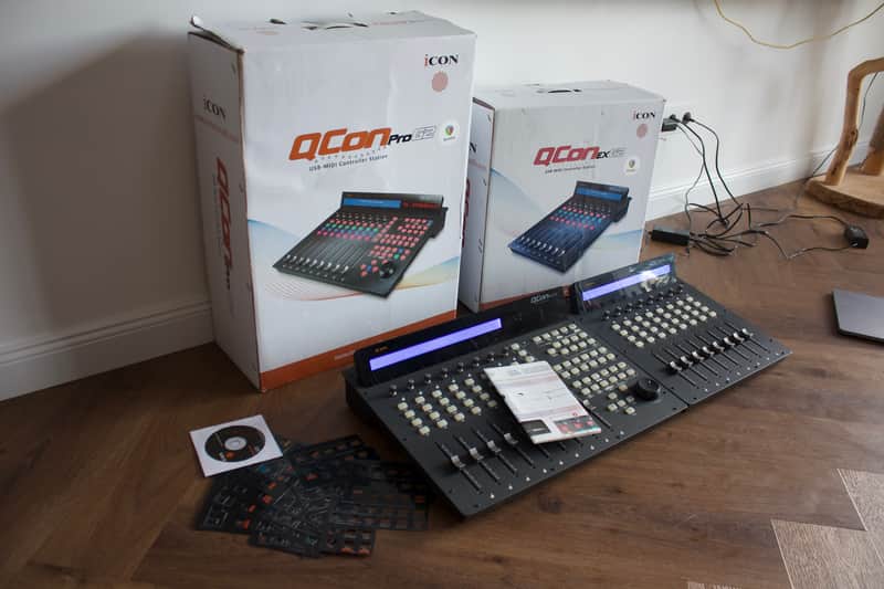 DAW controller Icon QCon Pro G2 with+QCon EX G2 fader extender image 1