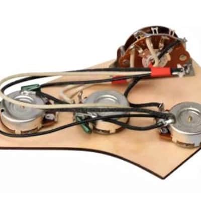 Full Alpha Size Potentiometers Guitar Wiring Harness Prewired Kit 5 Way  Switch  for strats image 2
