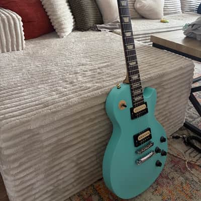 Gibson Les Paul Studio 2013 - Hidden Sea Glass - Teal image 3