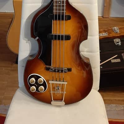 Höfner Hofner 1956 Bass LEFTHAND*Hand made in Germany*very rare image 2