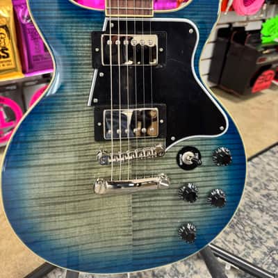 Epiphone Les Paul Special Double Cut Figured - Ocean Water image 4