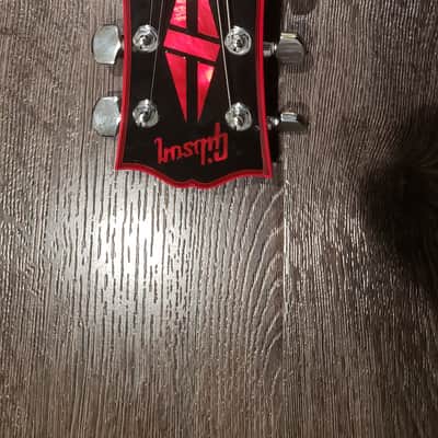 Gibson LP Custom Black Widow  2009 Red image 8
