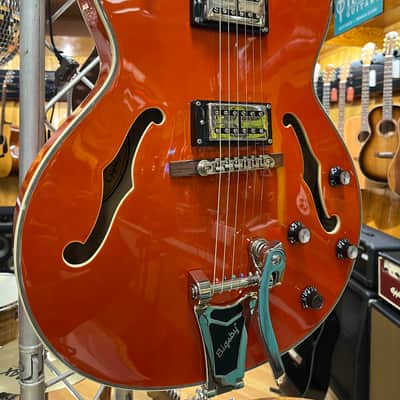 Epiphone Emperor Swingster with Rosewood Fretboard - Sunrise Orange - With Case image 2