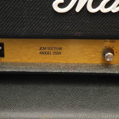 Marshall JCM 25/50 2550 Jubilee 2-Channel 50-Watt Guitar Valve Amplifier Head 1988 Pre-Owned image 6